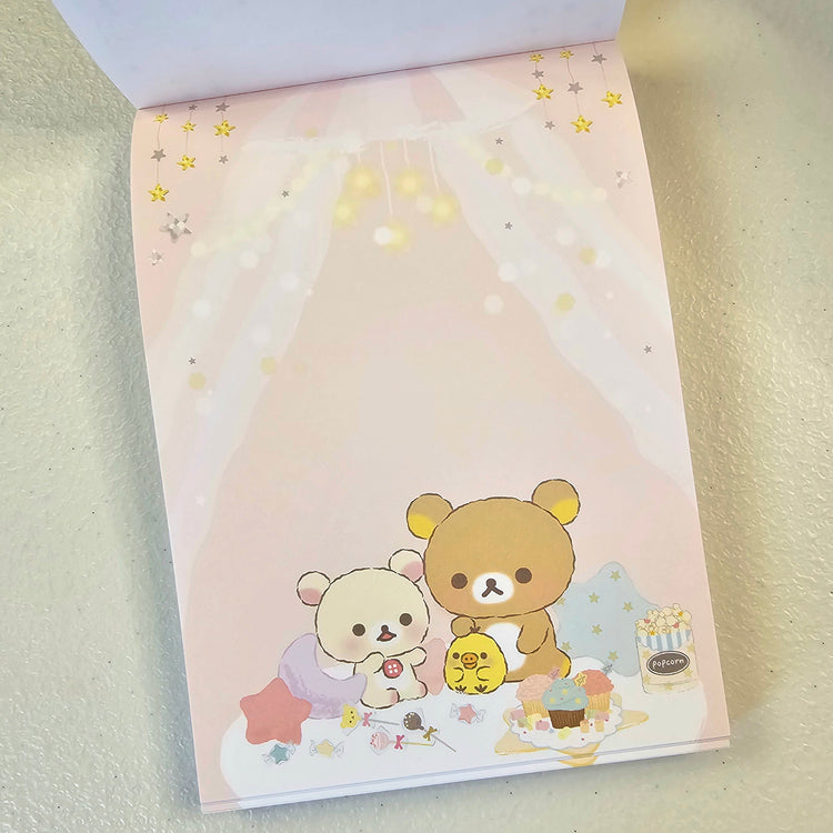 San-x Rilakkuma Large Memo Pad Kawaii Japan