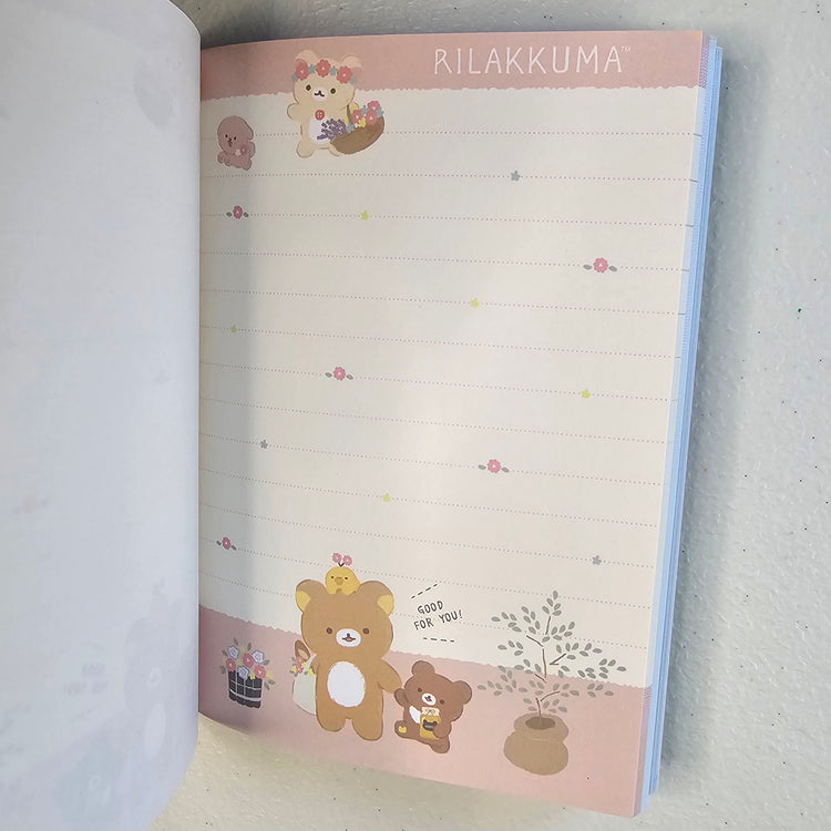 Rilakkuma Memo Pad Kawaii Stationery Collectible Gifts Used