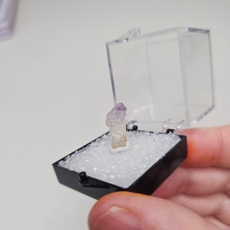 Amethyst Scepter Crystals Minerals Thumbnails Natural Specimen Collectible