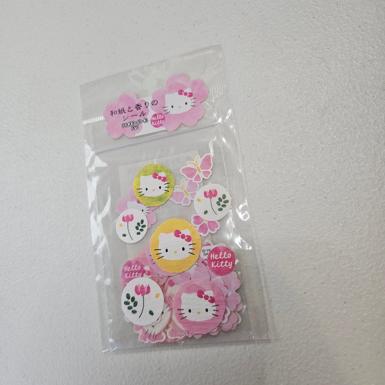 Hello Kitty Kawaii Stickers Sticker Sack Vintage Japan Collectible Deadstock