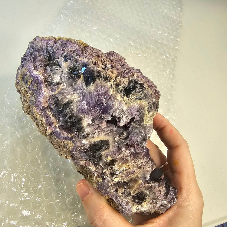 Amethyst Large Juicy Cluster Specimen Chihuahua Mexico Crystals Collectible B