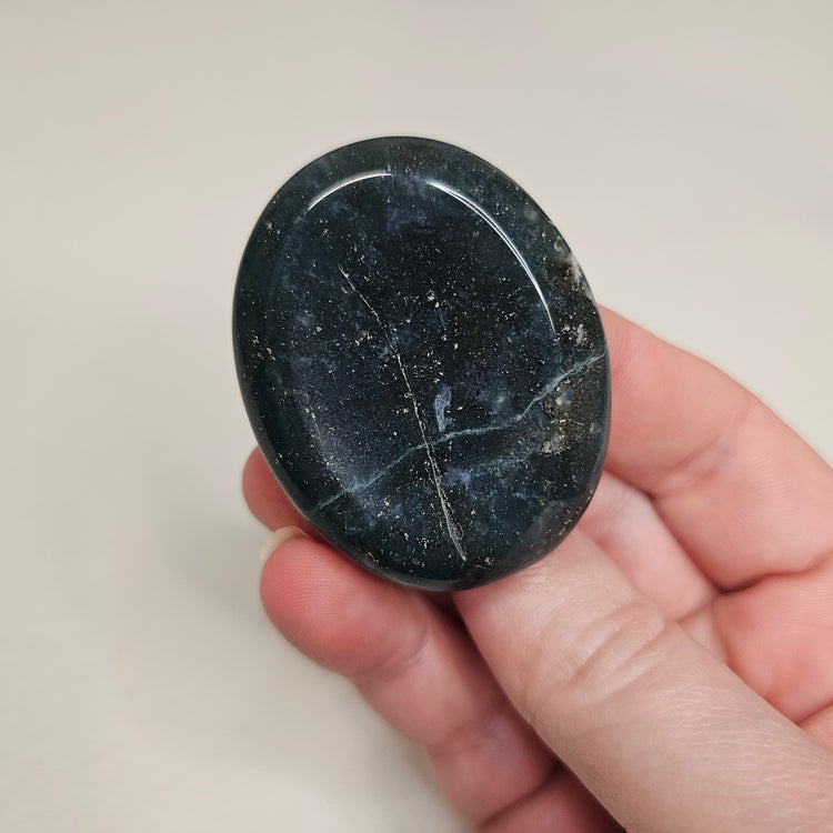 Ocean Jasper Worry Pocket Stone Crystals Mineral Stones BONUS INFO CARD