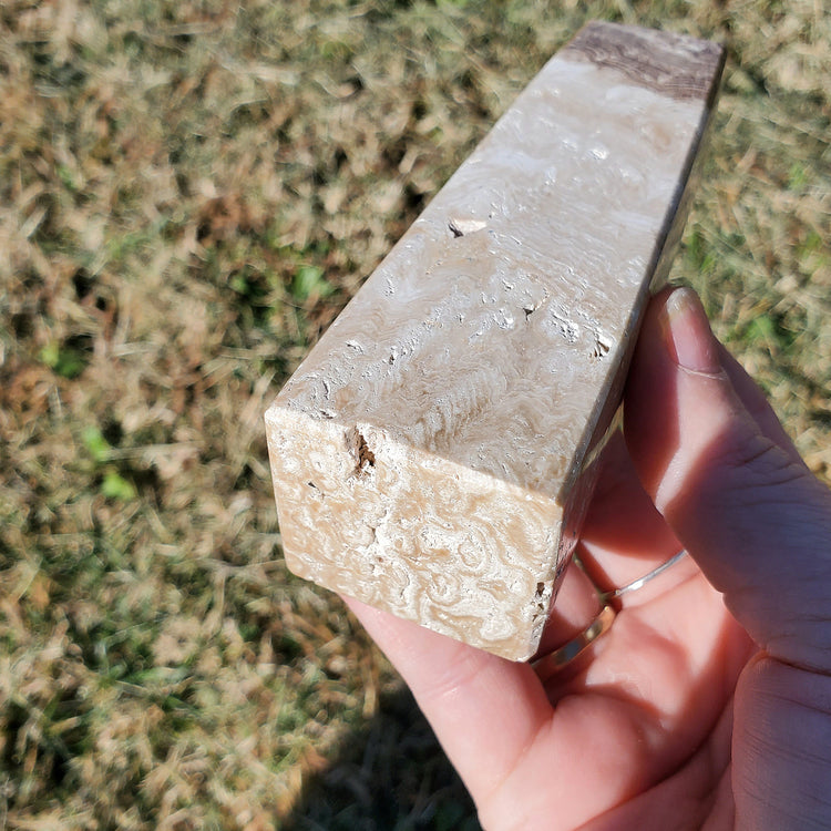 Rootbeer Calcite Tower Obelisk Inner Balance Crystal Brown Gift Gorgeous Quality