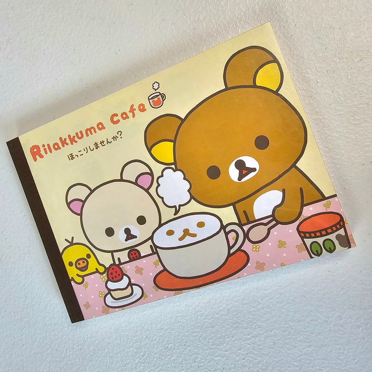 Rilakkuma Large Memo Pad Sticker Page Kawaii Stationery Notepad Collectible Used