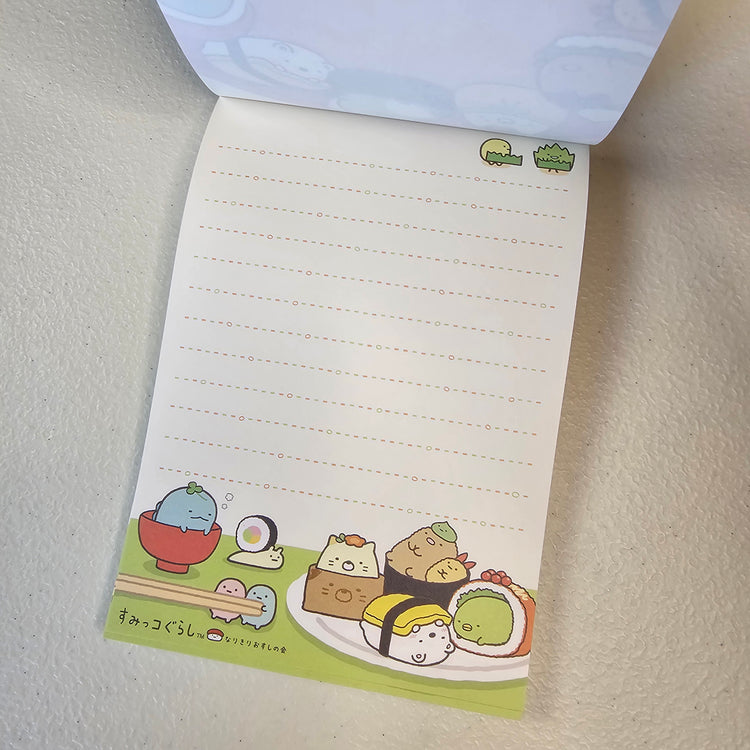 Sumikko Gurashi Memo Pad Kawaii Stationery Collectible Gifts Used