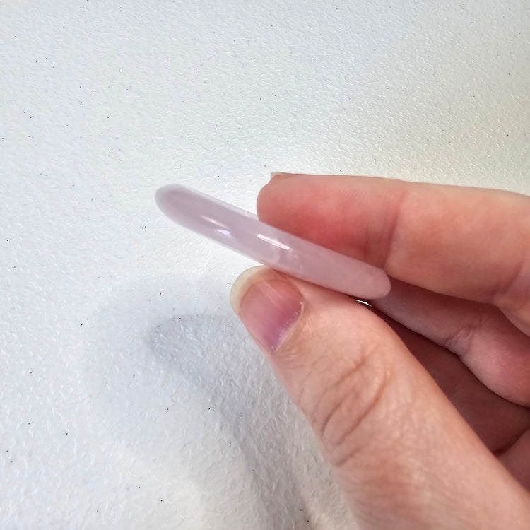 Rose Quartz Worry Pocket Stone Crystals BONUS INFO Card Gifts