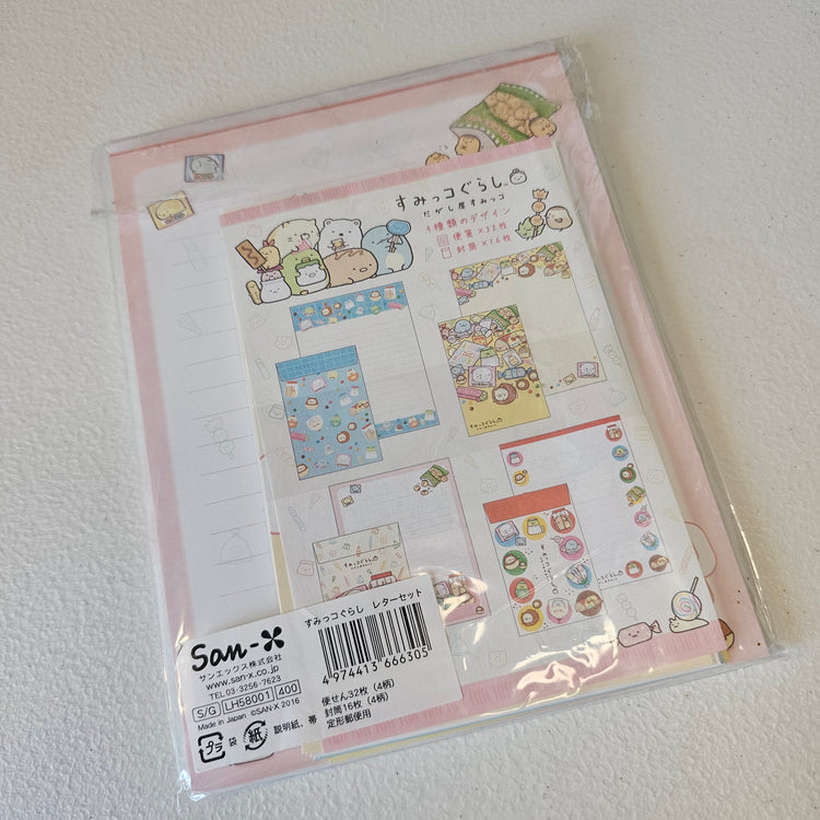 Sumikko Gurashi San-x Letterset stationery Set Kawaii Japan Mail Letter Writing Collectible Gifts