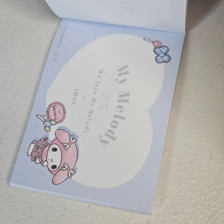 My Melody Mini Memo Pad Japan Kawaii Stationery Collectible Gifts Deadstock
