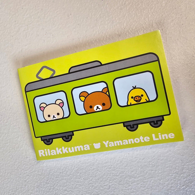 Rilakkuma Yamanote Line Memo Pad Kawaii Stationery Notepad Collectible Gifts