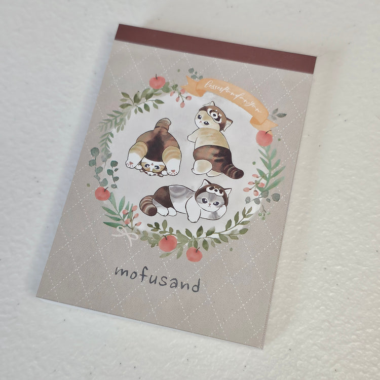 Mofusand Mini Memo Pad Japan Kawaii Stationery Collectible Gifts