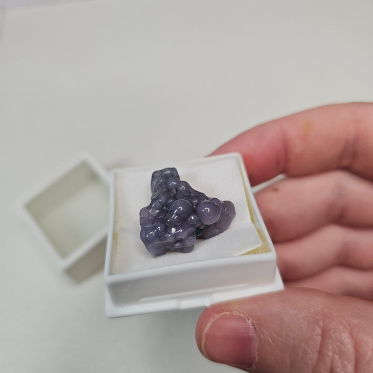 Polished Grape Agate Crystals Minerals Thumbnails Natural Specimen Collectible