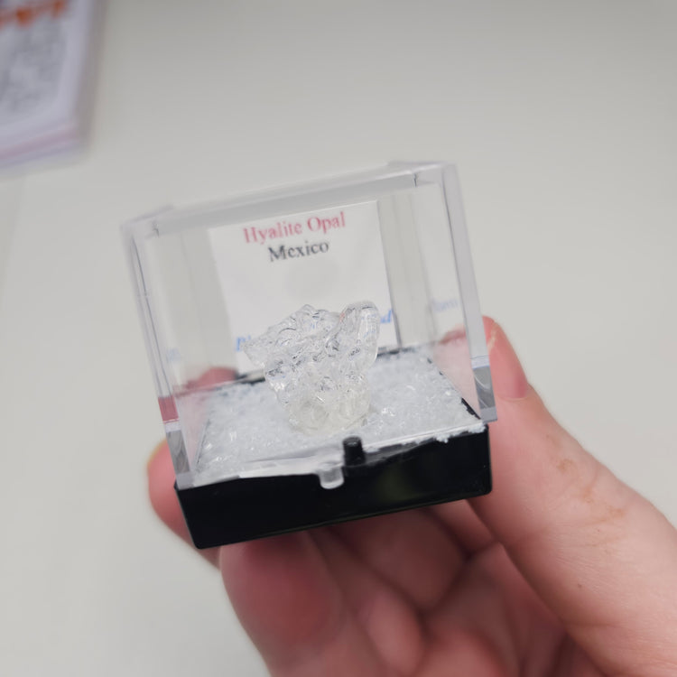 Hyalite Opal Crystals Minerals Thumbnails Natural Specimen Collectible