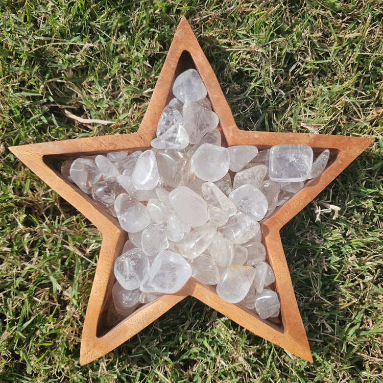 Clear Quartz Stones 1 kilo Crystals Collectible Healing Reiki Polished LOT