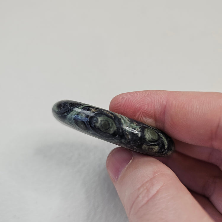 Kambaba Jasper Stone Worry Pocket Stone Crystals Stones BONUS INFO CARD Gifts