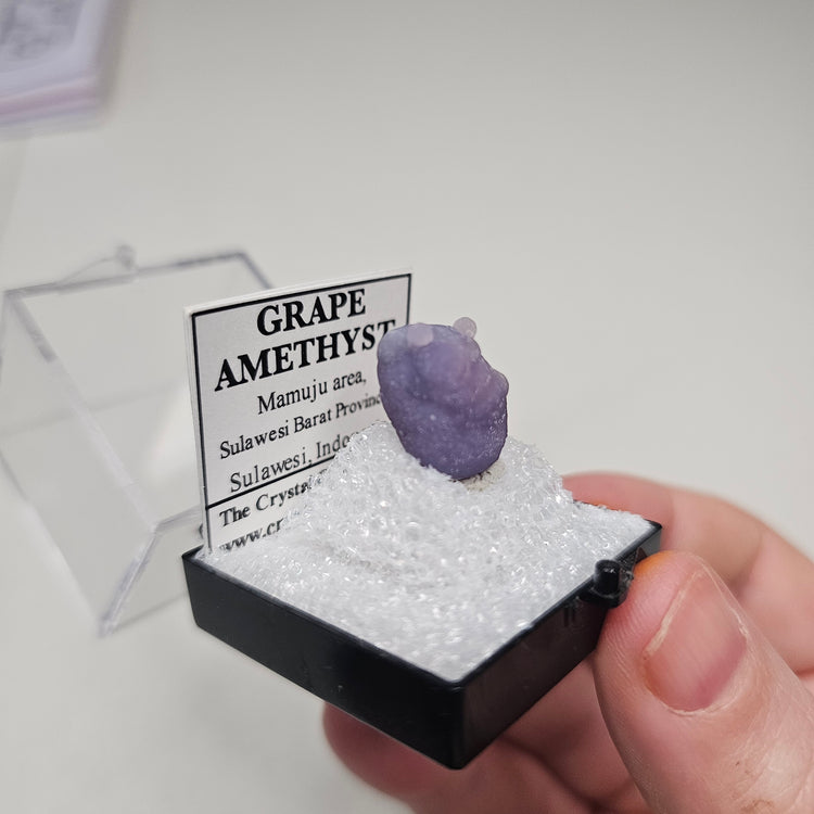 Grape Agate Crystals Minerals Thumbnail Specimen Collectible