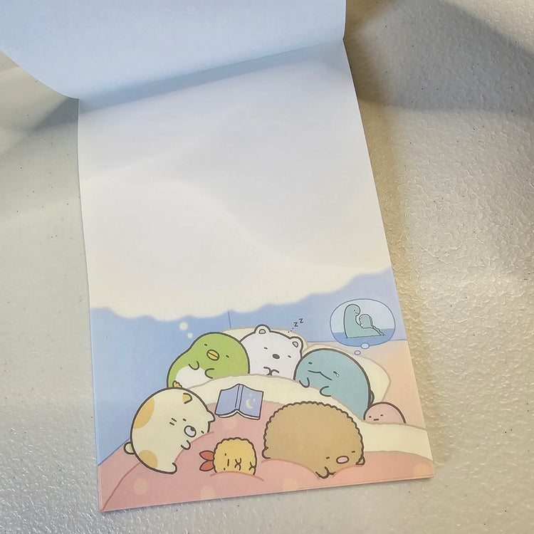 San-x Sumikko Gurashi Large Memo Pad Sticker Page Kawaii Japan