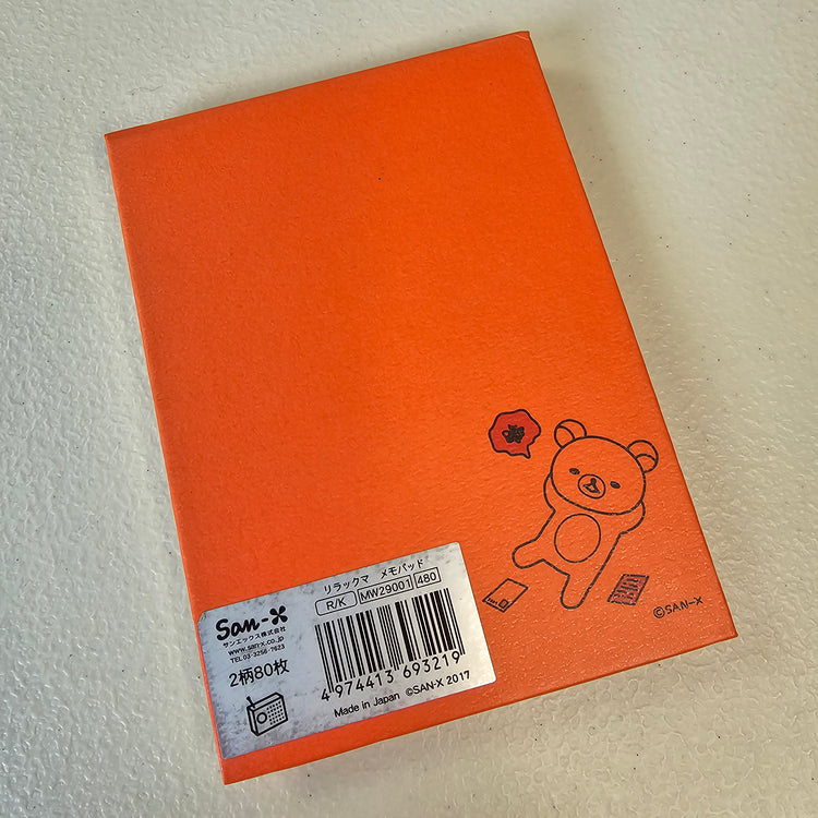 Rilakkuma Flip Memo Pad Kawaii Stationery Notepad Collectible Gifts