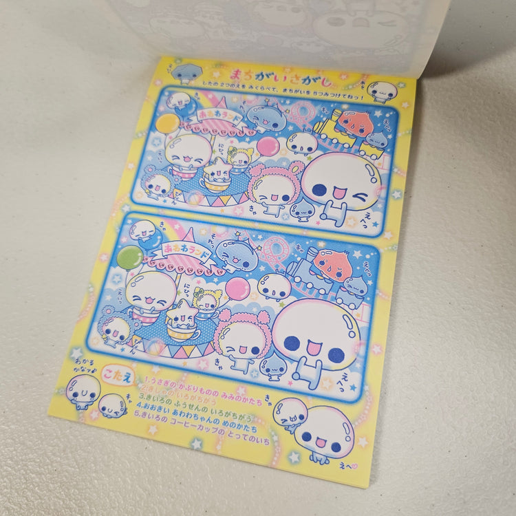 Awawa chan Large Memo Pad Rain Kawaii Stationery Notepad Collectible Gifts