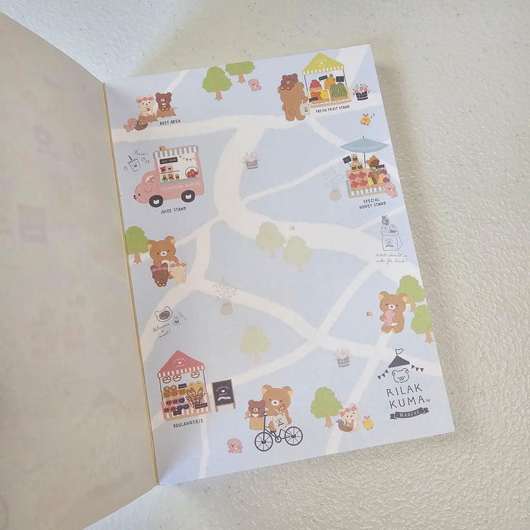 Rilakkuma Memo Pad Kawaii Stationery Collectible Gifts Used