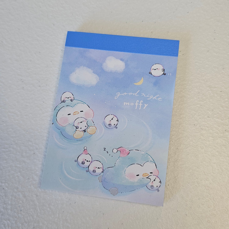 Good Night Moffy Kamio Japan Mini Memo Pad Kawaii Stationery Collectible Gifts