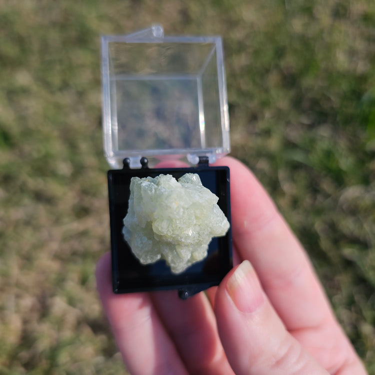 Prehnite Crystals Minerals Thumbnails Natural Specimen Collectible