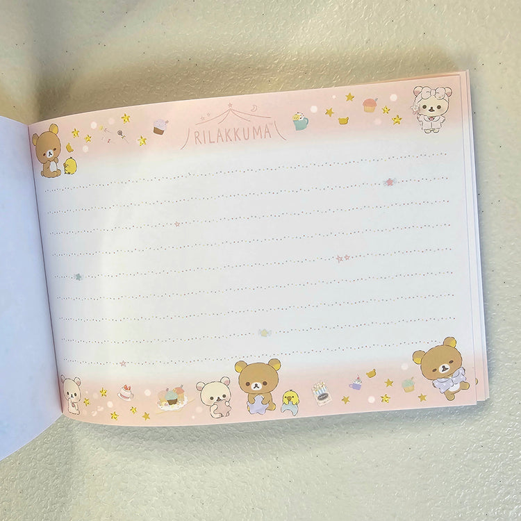 San-x Rilakkuma Large Memo Pad Kawaii Japan