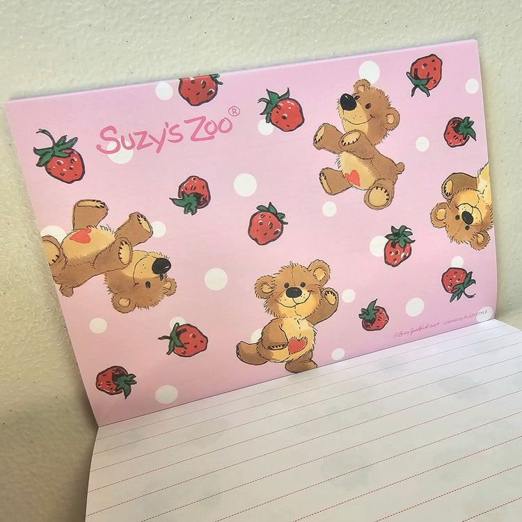 Suzy's Zoo Large Memo Pad Kawaii Stationery Notepad Collectible