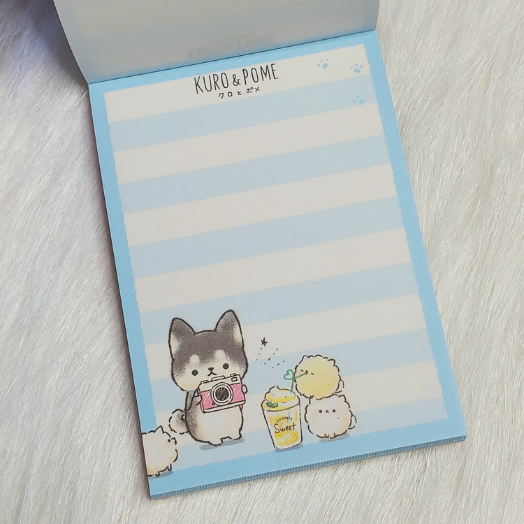 Kuro & Pome Kamio Kawaii Mini Memo Pad Stationery Collectible Gifts