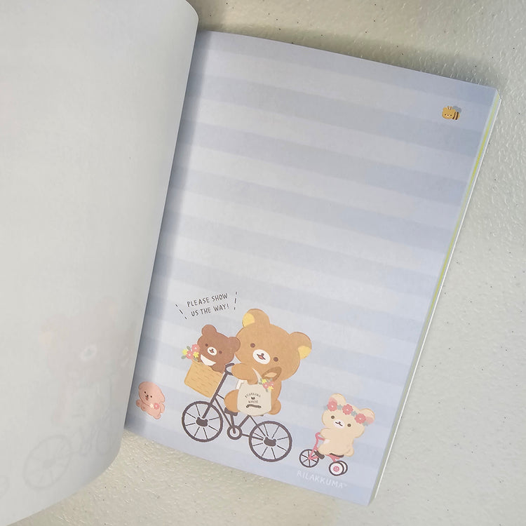 Rilakkuma Memo Pad Kawaii Stationery Collectible Gifts Used