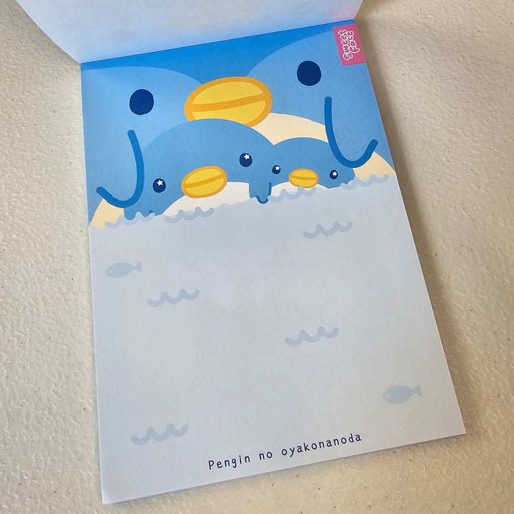 Sweet Face Large Memo Pad Kawaii Stationery Notepad Collectible