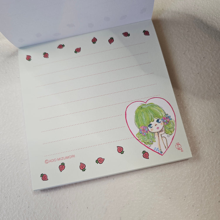 Ado Mizumori Memo Pad Kawaii Stationery Collectible Gifts