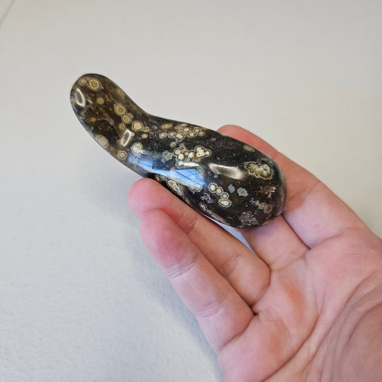 Ocean Jasper Massage Wand for Therapy Crystal Healing Acupressure Reiki Energy Work Body