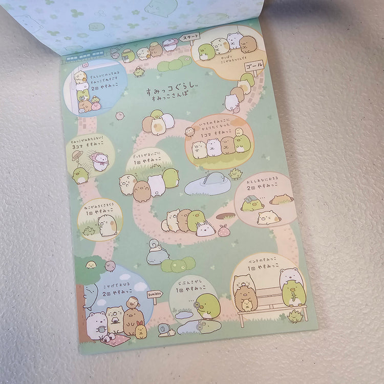 Sumikko Gurashi Memo Pad Kawaii Stationery Collectible Gifts Used
