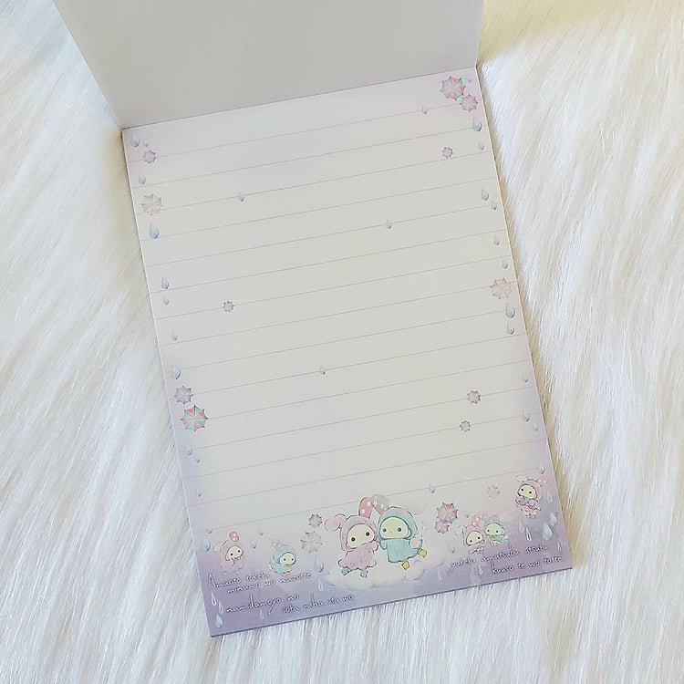 San-x Sentimental Circus Large Memo Pad Rain Kawaii Stationery Notepad Collectible Gifts