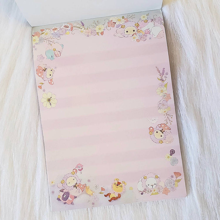 San-x Sentimental Circus Large Memo Pad Rain Kawaii Stationery Notepad Collectible Gifts