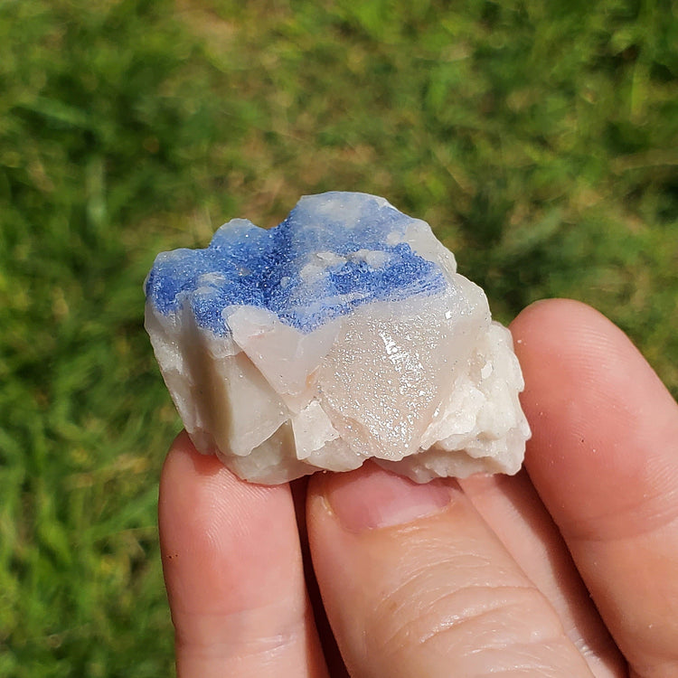 Dumortierite included Quartz Specimen Crystals Minerals Stones BONUS Info Card Metaphysical Nature Reiki Sugary Collectible