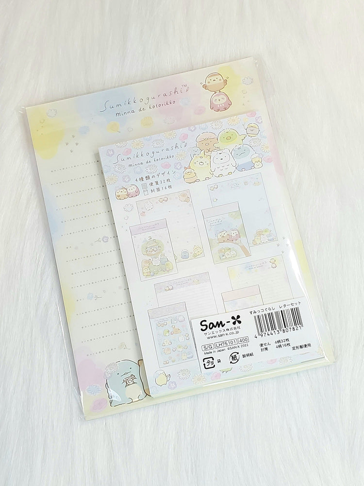 Sumikko Gurashi Letterset stationery Set Kawaii Japan Mail Letter Writing Collectible Gifts