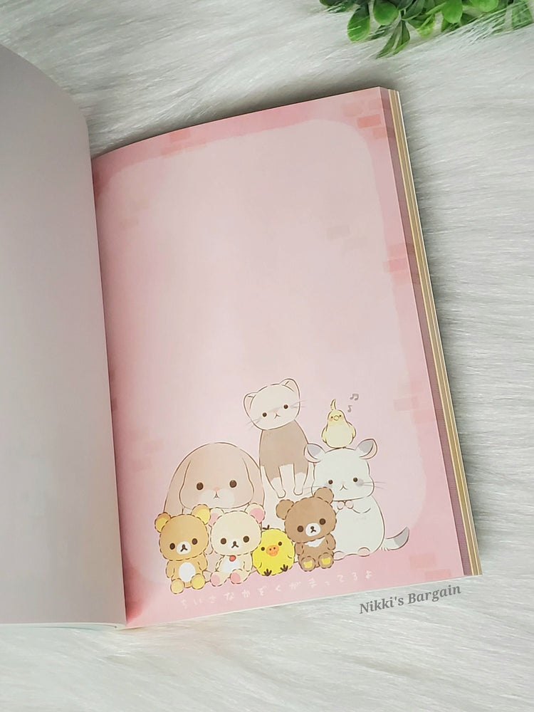 San-x Always With Rilakkuma Large Memo Pad Stationery Kawaii Japan 2022 Back To School Gifts Mail Notes B