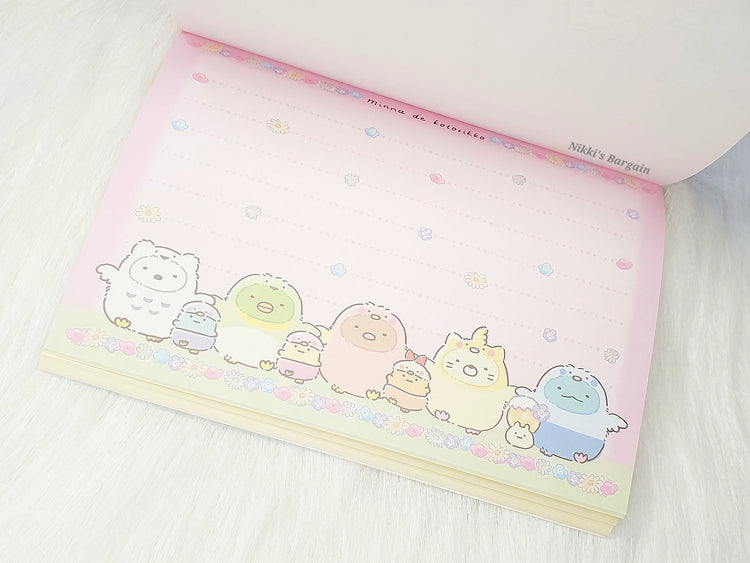 San-x Sumikko Gurashi Bird Watching Large Memo Pad Kawaii Japan
