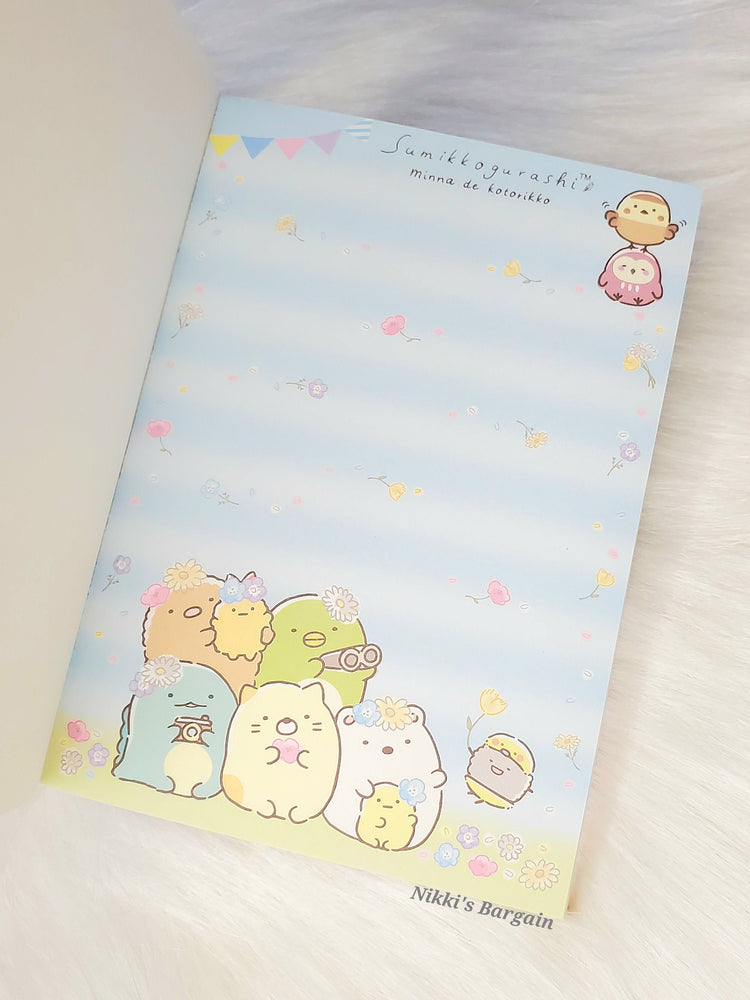San-x Sumikko Gurashi Bird Watching Large Memo Pad Kawaii Japan Gifts Beautiful Unique Designs 2022 Stationery Design A