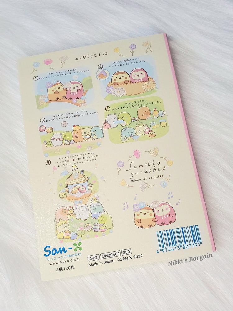 San-x Sumikko Gurashi Bird Watching Large Memo Pad Kawaii Japan Gifts Beautiful Unique Designs 2022 Stationery Design A