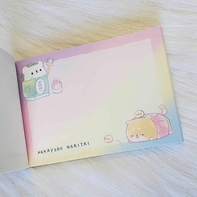 Keshikko Seal Crux Mini Memo Pad Kawaii Stationery Notepad Collectible Gifts A