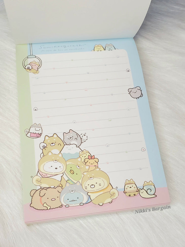 San-x Sumikko Gurashi Shiba Large Memo Pad Kawaii Japan Costume Halloween Cute Gifts Beautiful Unique Designs 2022