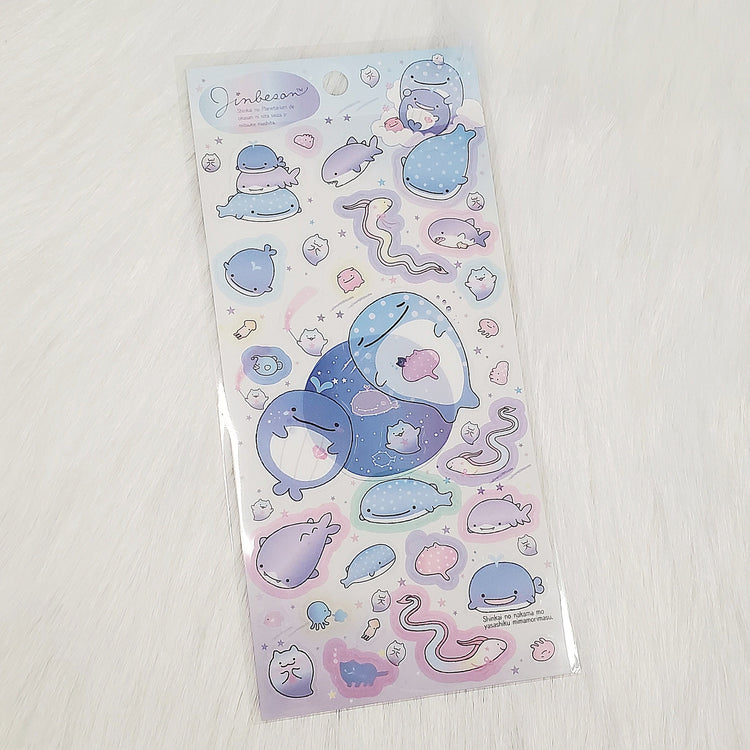 San-x Jinbesan Umiusagi Constellation Ocean Kawaii Sticker Sheet stickers Japan 2023 B