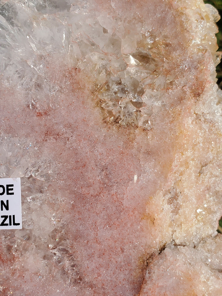 Pink Amethyst Slab Slice Crystals Minerals Stones Natural Metaphysical Nature Reiki Sugary Collectible