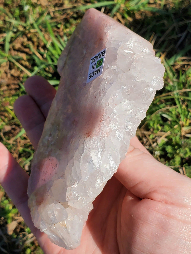 Pink Amethyst Slab Slice Crystals Minerals Stones Natural Metaphysical Nature Reiki Sugary Collectible