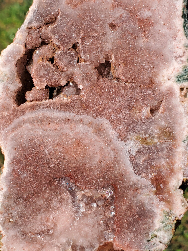 Beautiful Pink Amethyst on Stand BONUS Info Card Crystals Minerals Specimen Nature Reiki Sparkle Collectible