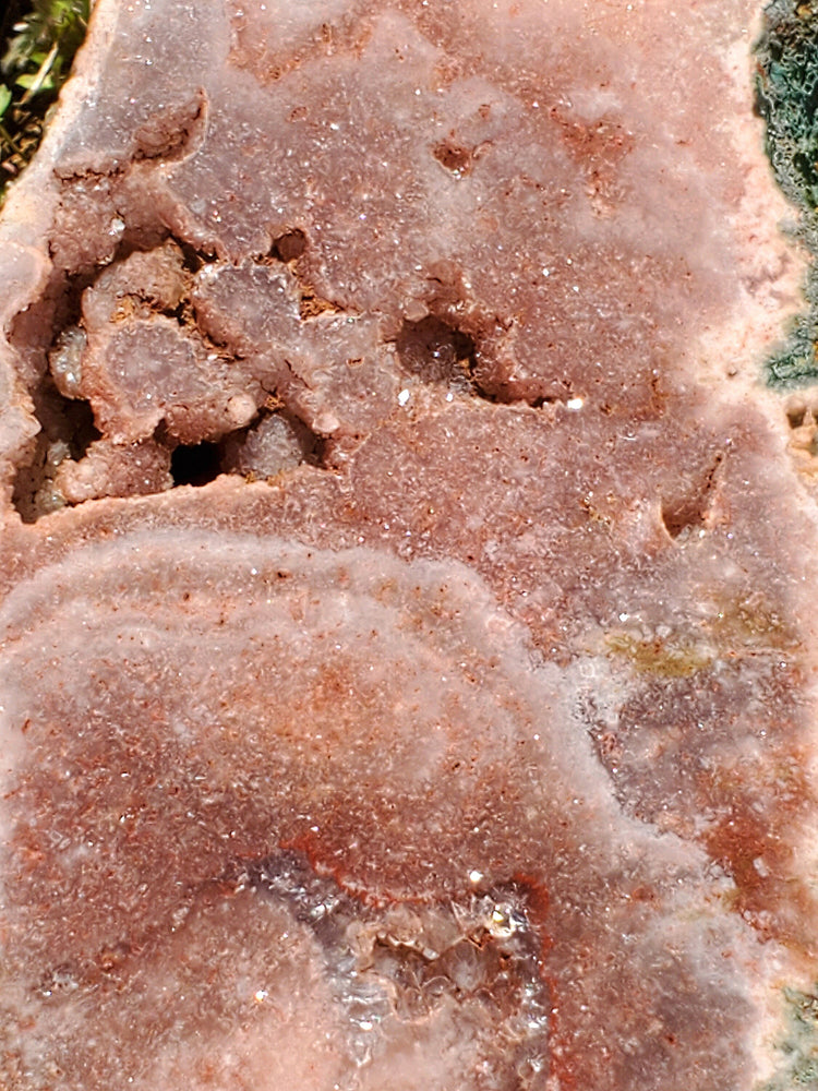 Beautiful Pink Amethyst on Stand BONUS Info Card Crystals Minerals Specimen Nature Reiki Sparkle Collectible