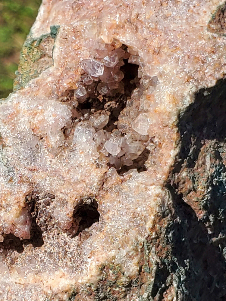Beautiful Pink Amethyst on Stand BONUS Info Card Crystals Minerals Specimen Nature Reiki Sparkle Collectible