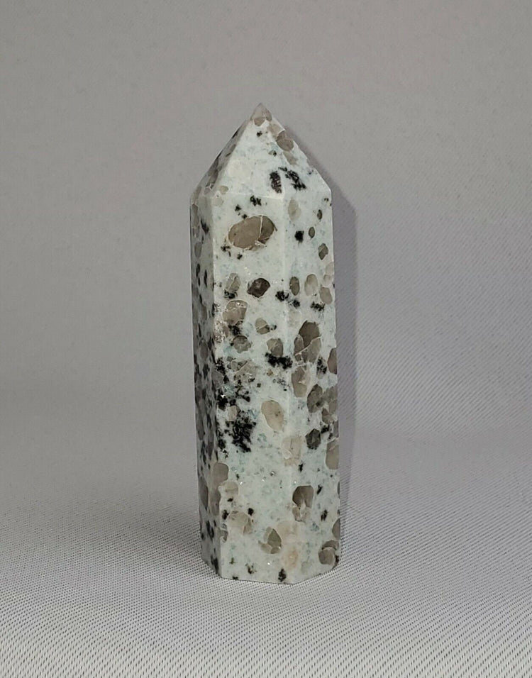 Kiwi Jasper Tower Point BONUS Info Card Crystals Minerals Stones Natural Healing Metaphysical Nature Reiki